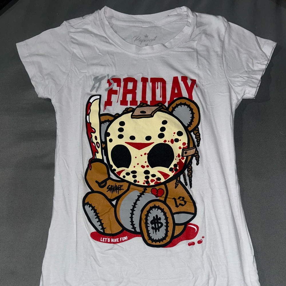 Women’s slim fit Friday the 13th cute tee